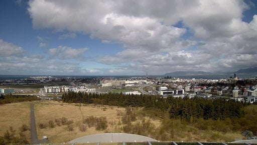 Perlan over Reykjavík - North yesterday