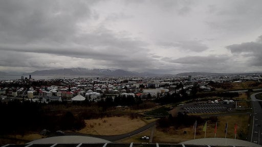 Perlan over Reykjavík - East right now